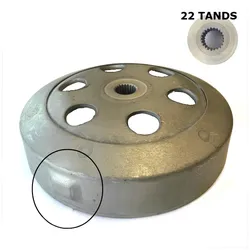 Kupplungsglocke mit Sensor für DZB 107mm 4T GY6 50ccm