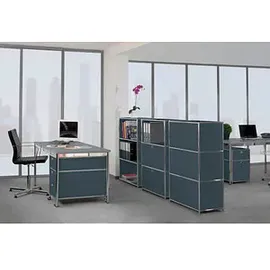 Viasit System4 Aktenschrank 227,9 x 40,4 x 118,2 cm anthrazit