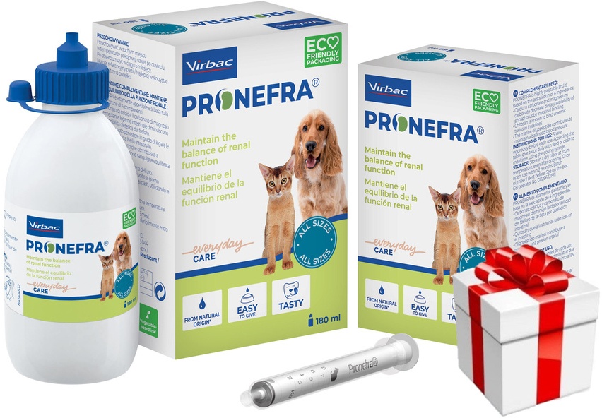 Virbac Pronefra 180ml + Überraschung für den Hund (Rabatt für Stammkunden 3%)
