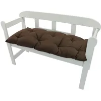 Nyvi Auflage für Gartenbank Ibiza - Bequeme Gartenbankauflage Farbe:Braun;Größe:120