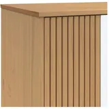 vidaXL Kleiderschrank Olden 76,5 x 172 x 53 cm Weiß/Braun