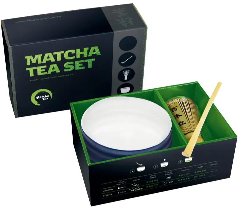 Matcha Tea Matcha Set JIRO Geschenkset zur Zubereitung von Getränken