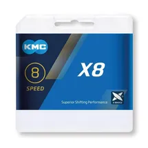 KMC X8 8-fach Silber/Grau 114 Glieder