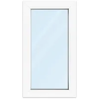 Fenster 50 x 90 cm, PVC, Ideal 4000, Weiß, 500 x 900 mm, festverglast, individuell konfigurieren