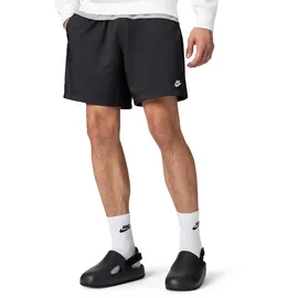 Nike Club Flow-Webshorts Herren Black/White S