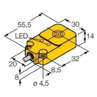 Turck Sensor BI10-Q14-ADZ32X2/S34