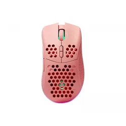 Deltaco Gaming PM80 Kabellos RGB Gaming-Maus Ultralätt - Rosa
