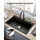 Vevor Küchenspüle Granitspülen 838 x 559 x 222 mm schwarz