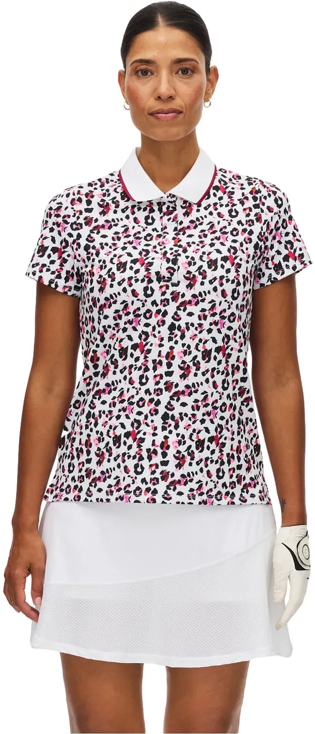Röhnisch Polo Deni, pink/weiß