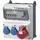 Mennekes Schuko-Steckdose 3-fach Blau