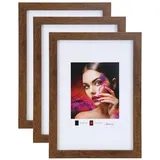 Ideal Trend Bilderrahmen Lifestyle braun 20x30 cm 3er Set