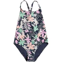 Roxy Ilacabo Sporty - Hinten überkreuzter Badeanzug für Mädchen 6-16 Blau