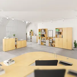 bümö Aktenregal 80 x 0 x 0 cm Nussbaum