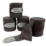EQuest Fleece Bandage Act-Line für Pferde, 4er Set - Mocha