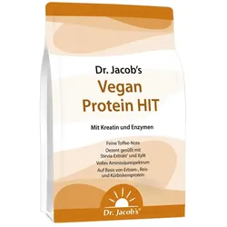 Vegan Protein HIT Proteinpulver mit Erbse + Kreatin + Enzyme 1000 g