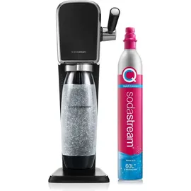 Sodastream Art black + Kunststoffflasche + CO2-Zylinder