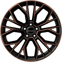 MAK Stilo 8,5 x 20 5 x 114,3 ET40 ML76 Schwarz/Bronze