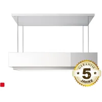 falmec Levante Inselhaube 120 cm weiß