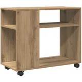 vidaXL Beistelltisch Braun Eiche 70 x 35 x 60 cm