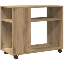 vidaXL Beistelltisch Braun Eiche 70 x 35 x 60 cm