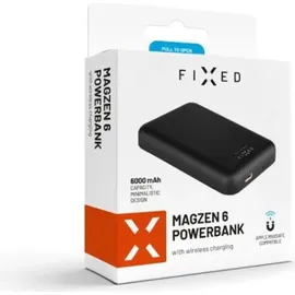FIXED MagZen mit drahtlosem Laden und Magsafe-Unterstützung 6 000 mAh Black
