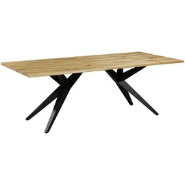 Musterring Esstisch 100 x 76 x 220 cm schwarz