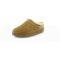 Haflinger Lammfellclog Snowbird Hausschuh Beige (Beigemeliert Öko 46), Gr 41