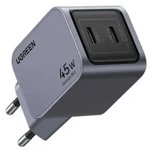 UGREEN Nexode Pro 45W Dual USB-C GaN Fast Charger EU gray