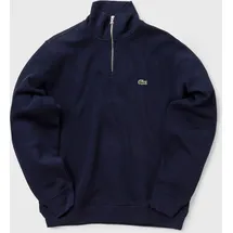 Lacoste Zip-Up High Neck Sweatshirt Schwarz/Blau L