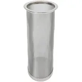 Cold Brew Kaffeefilter, Edelstahl Mesh Filterglas Kaffeefilter Beer Dry Hopper Filter Wiederverwendbarer Weithals Mesh Zylinderfilter (8 x 21cm)