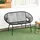 Outsunny Rattansessel 72 x 83 x 132 cm schwarz