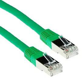 Act Green 20 meter F/UTP CAT5E patch cable with RJ45 connectors. Cat5e f/utp lszh green 20.00m (IB7720) 20m Netzwerkkabel