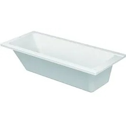 Duravit Badewanne D-Code 700100000000000 Einbauversion, Ablauf Fußseite, weiss