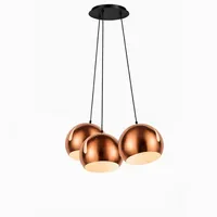 s.luce Ball 3-flg. 20 cm Rund Kupfer/Schwarz