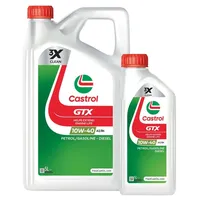 Castrol GTX Öl Motor-Öl 10W-40 10W40 6L für Benzin + Diesel PKW 5L + 1L Kanister