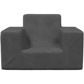 vidaXL Kindersofa Anthrazit Weich Plüsch