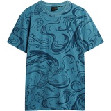 Superdry T-Shirt Allover-Print, Baumwolle, für Herren SX2 KAIBLAU, L