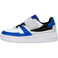 FILA FXVENTUNO Velcro Kids Sneaker, Gray Violet-Lapis Blue, 29 EU