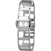 Excellanc Damenuhr Edelstahlarmband silberfarben Analog Quartzwerk - Silber