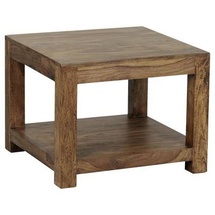 Wohnling Couchtisch Massivholz sheesham 60,0 x 60,0 x 45,0 cm