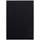 KADIMA DESIGN Teppich Kurzflor Waschbar LECH in Schwarz, einfarbig, 140 x 200 cm