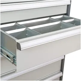 Stier Schubladeneinteilung Metalleinteilung BLH 100/125 mm Innenmaß 600x450 mm 6 Fächer