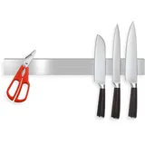 45cm Magnetleiste Messer, Extra Starker Magnet Messerhalter aus Edelstahl, Magnetleiste Wandmontage, inklusive Befestigungsmaterial - Messerhalter Magnetisch Für Organisierte Küche (40cm)