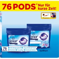Lenor All-in-1 Pods Aprilfrisch 2x38-76WL