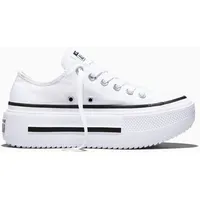 Converse Chuck Taylor All Star Lift Double Damen Weiß/Schwarz 39