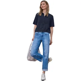 STREET ONE Kurzarmbluse Blau 38