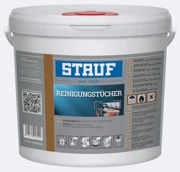 ter Hürne Zubehör Montage STAUF Reinigungsmittel Reinigungstücher