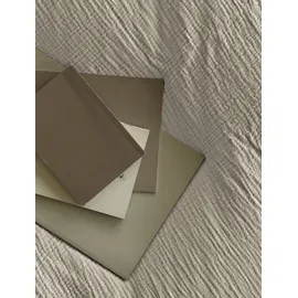 BIERBAUM 4129 Musselin Grau 155 x 220 cm + 40 x 80 cm