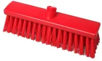 Hygiene-Besen, 300 x 60 mm 58623 , Besatzfarbe/-höhe: rot, 65 mm