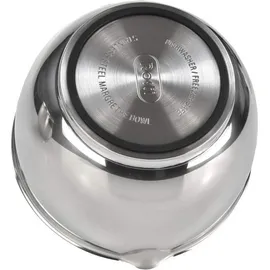 Rosti Margrethe Rührschüssel Set, Teigschüssel, Metallschüssel, Servierschüssel, Backschüsseln 2-teilig aus 18/8 Edelstahl + Silber